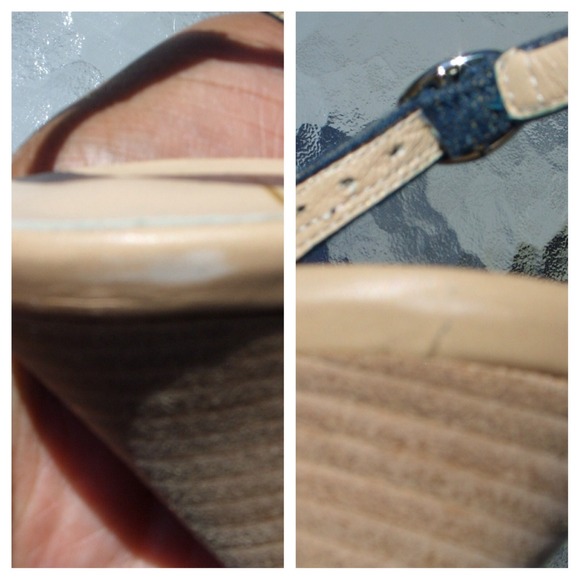 GIUSEPPE ZANOTTI Denim Slingback Open-Toe Sandal - Picture 4 of 4