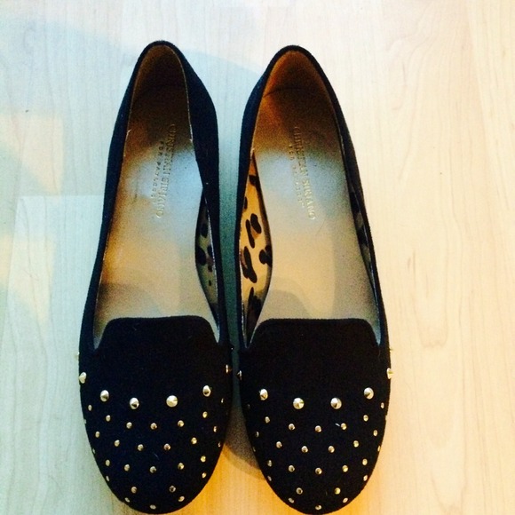 Christian Siriano for Payless black stud loafers
