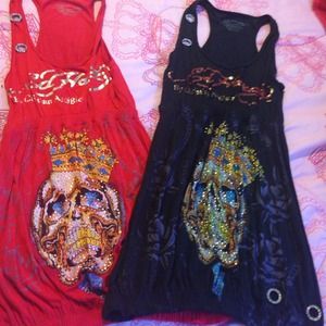 Ed hardy tank tops