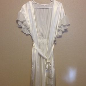 Ivory s/m bride robe