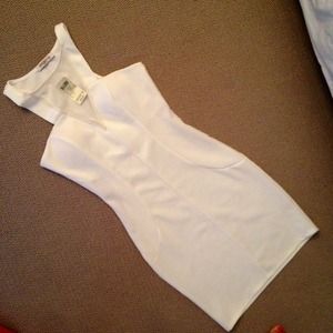 White Mesh Short Dress 🔥