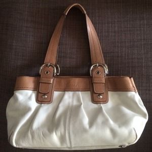 Leather Coach purse
