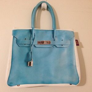 Banana Taipei Tiffany Blue Canvas Bag