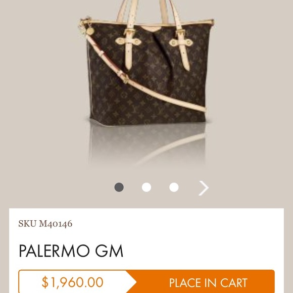 Authentic Louis Vuitton Palermo GM, NWT - Picture 4 of 4