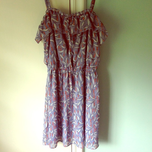 Purple Floral Dress