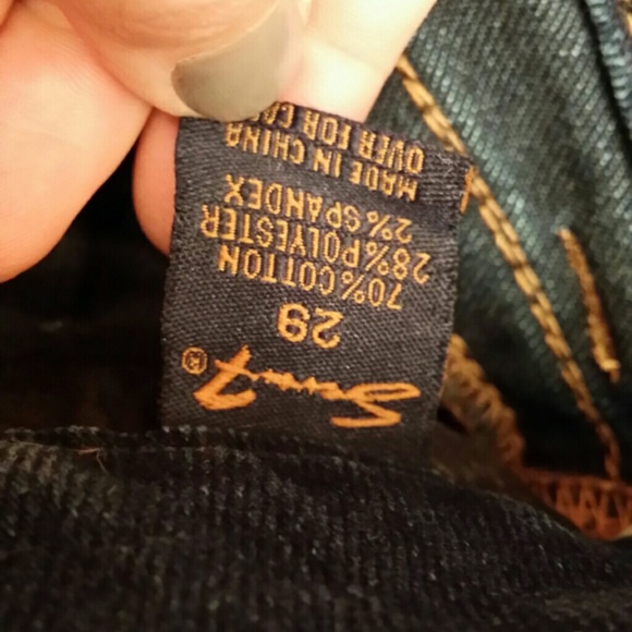 Seven boot cut dark wash skinny jeans - Picture 3 of 4