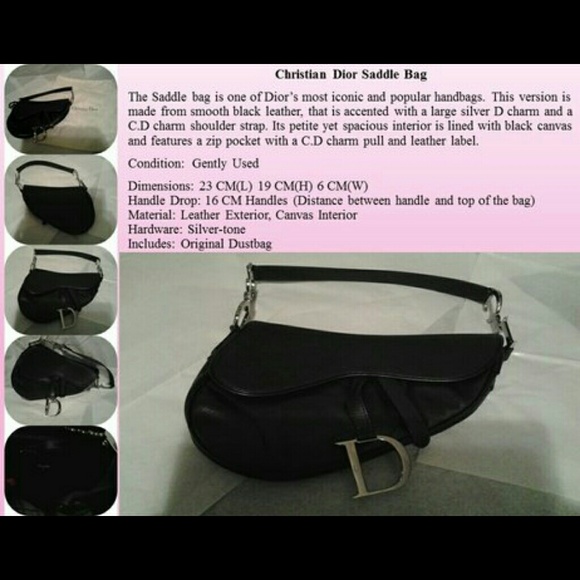 Christian Dior Saddle Bag - Picture 2 of 2