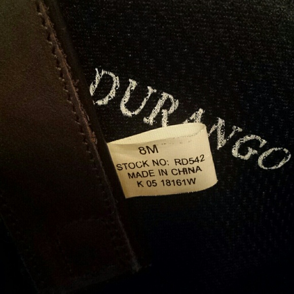 ☆ SOLD ☆Slouched Durango Boots - Picture 2 of 4