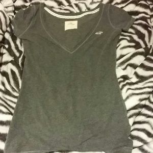 Deep V-neck Hollister Shirt