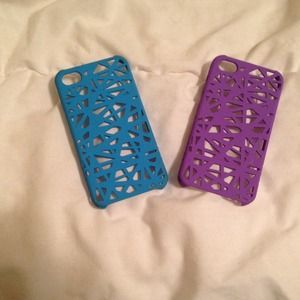 Blue and Purple Sparrow's Nest IPhone Case