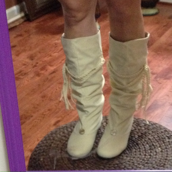 Fashion Faux Suede Slouchy Boots