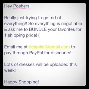 Cheap stuff all worn once or twice!