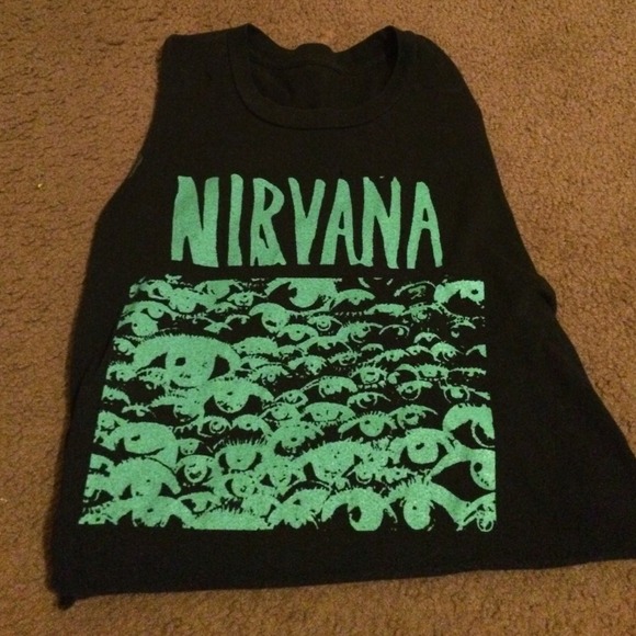 Brandy Melville nirvana muscle tee