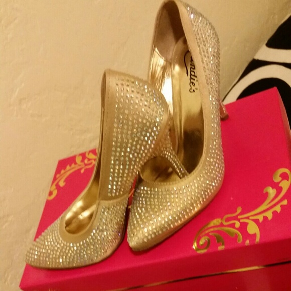 candis rhinestone heels