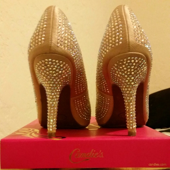 candis rhinestone heels