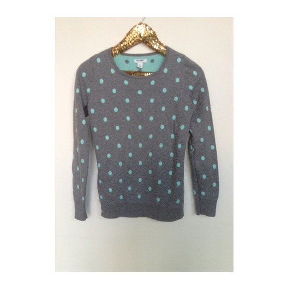 Polka dot sweater