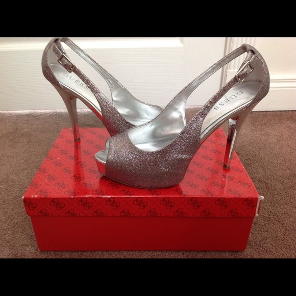 Guess Open Toe Heels