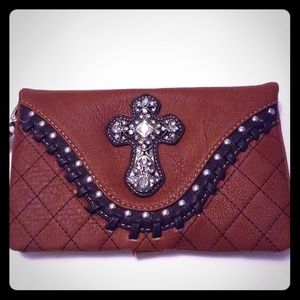 Rustic Couture Clutch Hanbag Wallet Crossbody Rustic Couture Clutch Hanbag Wallet Crossbody