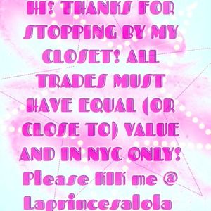 Welcome to my closet!