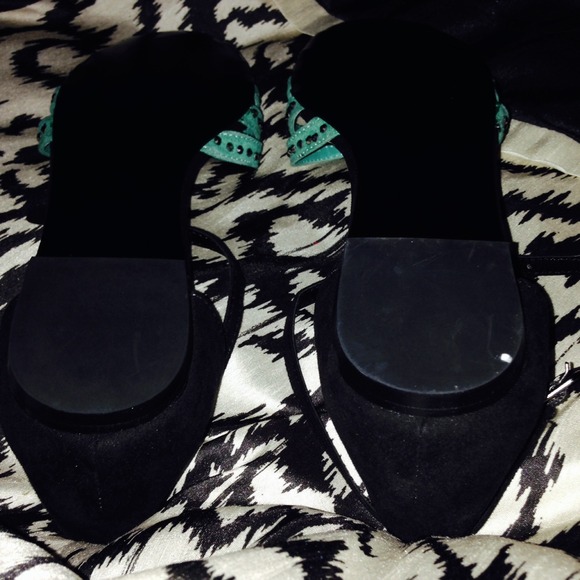 Steve Madden Anteek Teal Sandle💙 - Picture 2 of 3