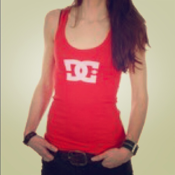 DC Red hot tank top