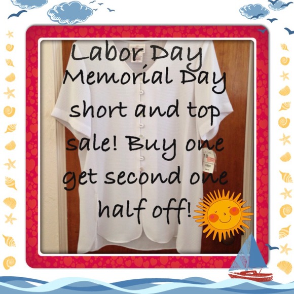 Sale extended shorts Capris tops. Buy 1 get 1 1/2