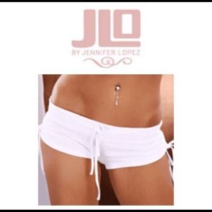 NWT JLO lingerie white shorts