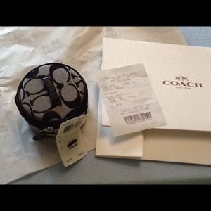 CLEARANCE ITEM Authentic Coach Travel Jewelry box