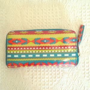 Tribal print wallet