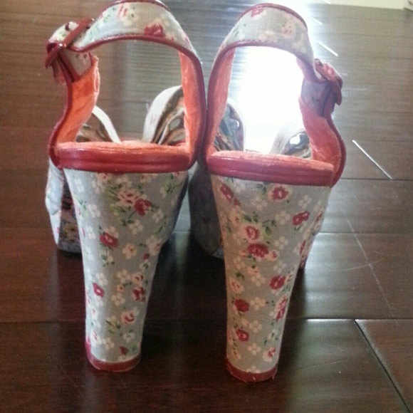 irregular choise chunky funky peep toe slingbacks - Picture 4 of 4