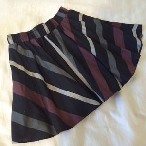 NWOT BCBGeneration Stripe Circle Skirt