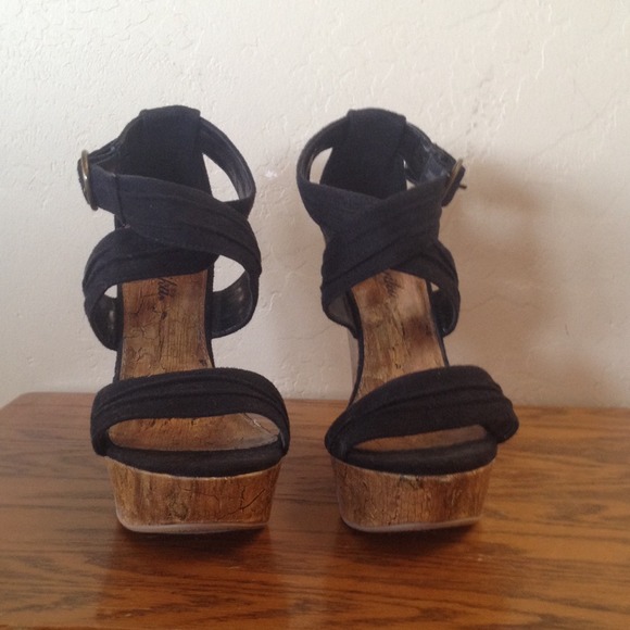 Cork Wedge heels