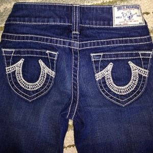 Boot cut skinny jeans