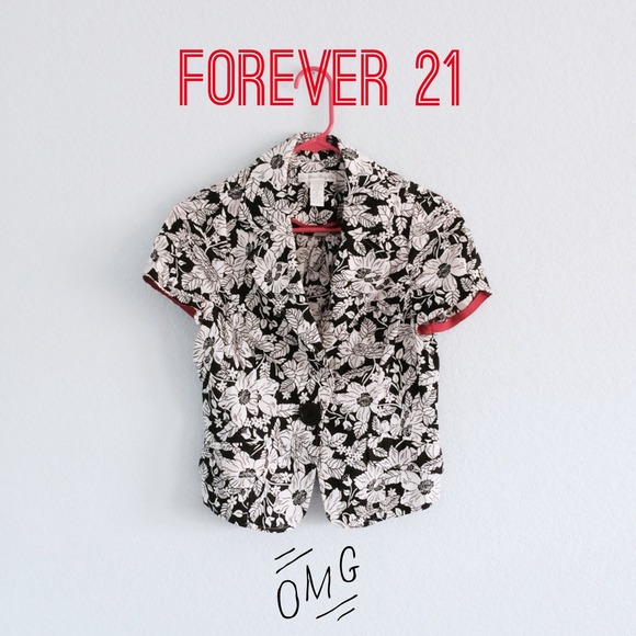 Forever 21 flower jacket