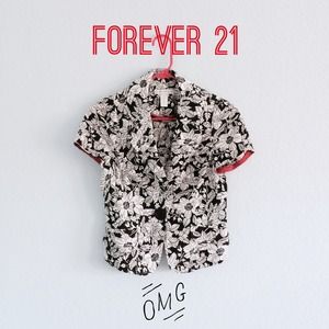 Forever 21 flower jacket