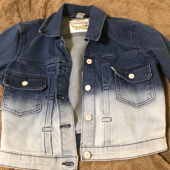 Cute multi wash jean jacket!