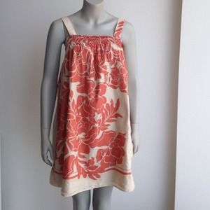 BCBG Flower Print Smock Dress
