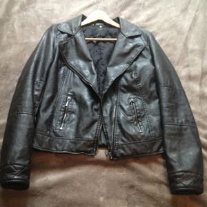 ZARA TRF Faux LEATHER JACKET