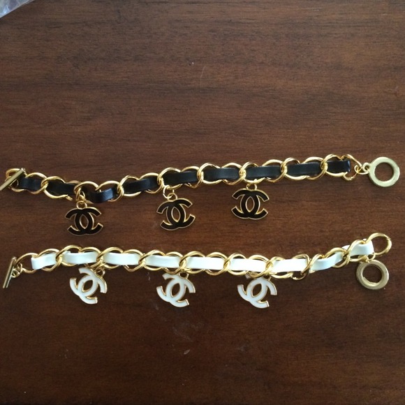 Fashion bracelets. black/gold only left.