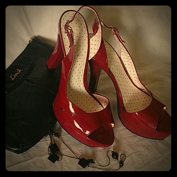 Red Peep -toe