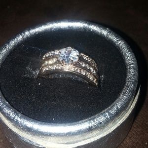 9kt gf 3 piece ring set