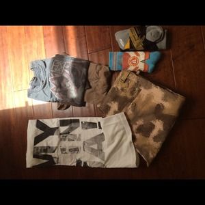 Men's obey, huf, Benny gold.