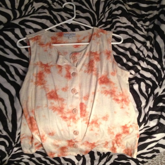 Tie dye crop top size small