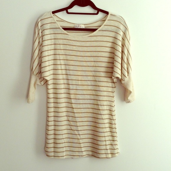 Dollman striped top, sz M - Picture 1 of 3