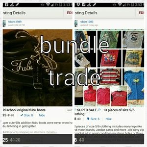 ?? traded??   13 pieces of size 5/6 clothing