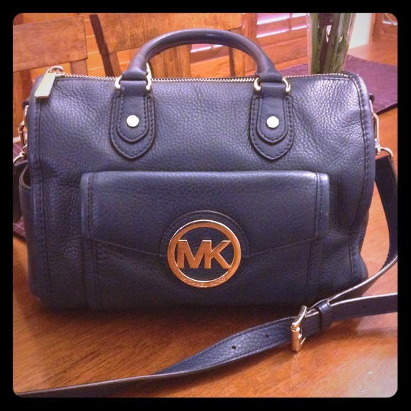 Navy Michael Kors Cross-body