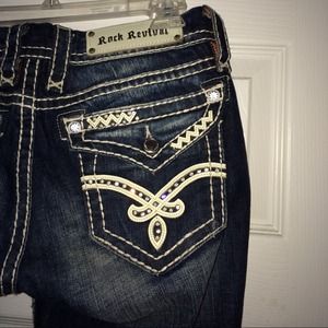 Rock Revival Elaina Skinny Stretch Jean sz 28