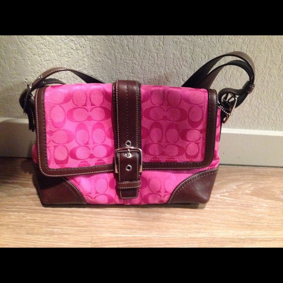 Pink Coach bag