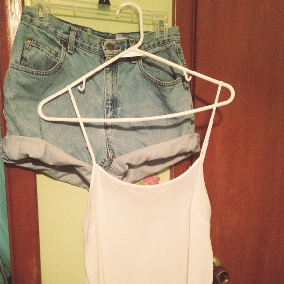 Hand-made high-waisted Denim shorts 💕