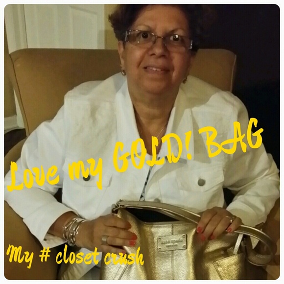 Posh Find #Closet Crush Kate Spade Gold Bag - Picture 2 of 4